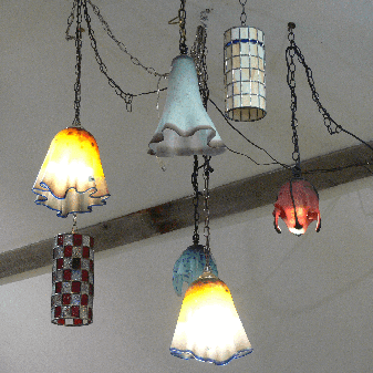 Glass Lamps and Shades
